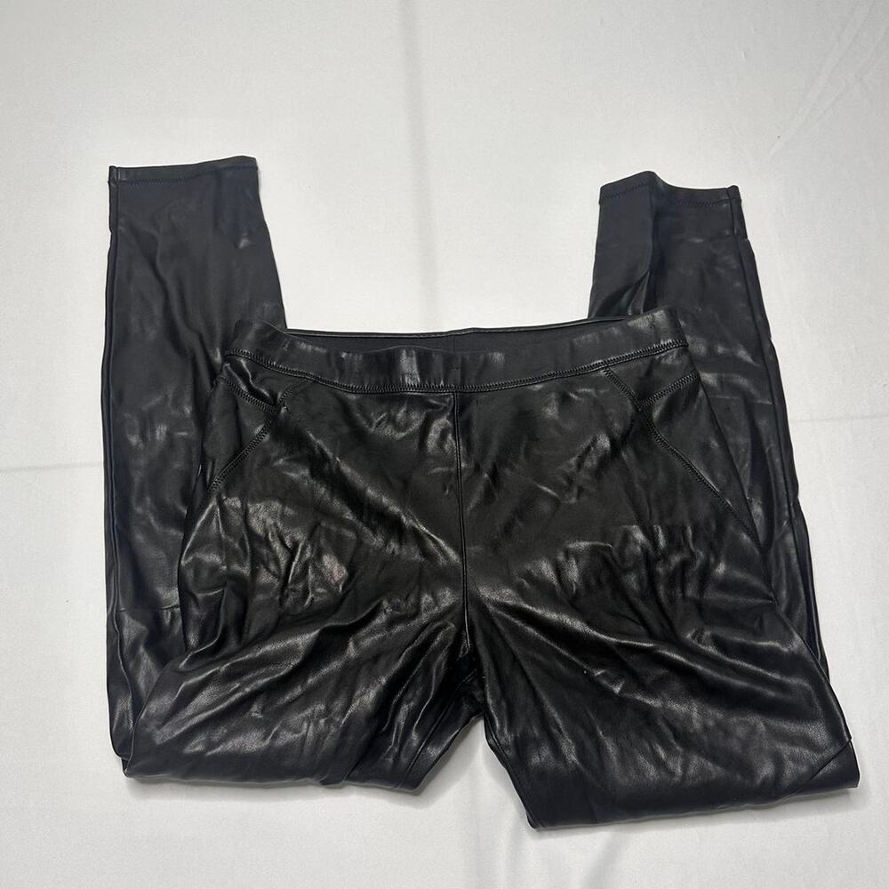 Free People Size 29 Women’s Black Leathered Legging Going Out Pants